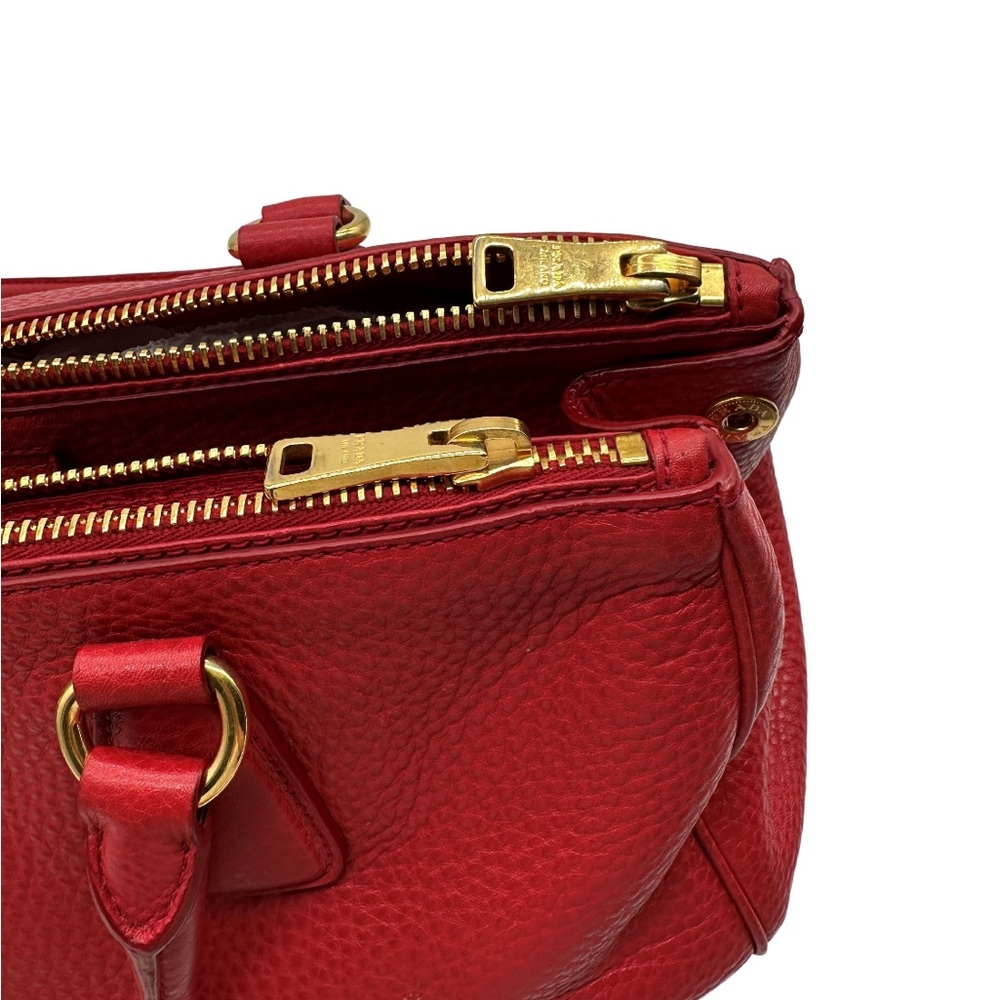 Prada Red Leather Women's Bag - Picture 4 of 15